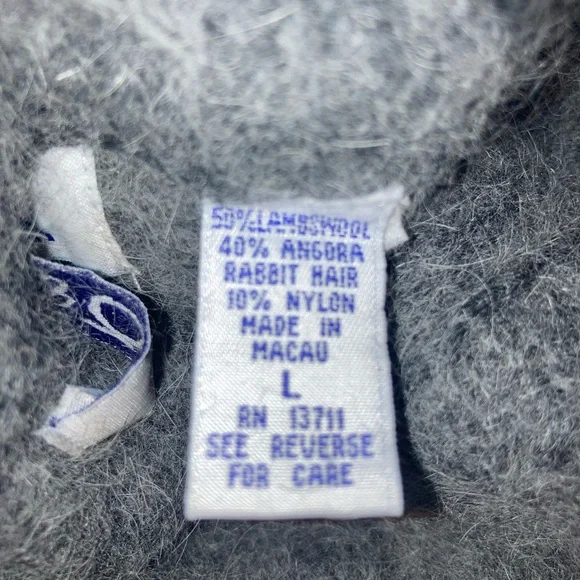 Q&A Lambs wool and Angora rabbit fur Sweater - Picture 5 of 5